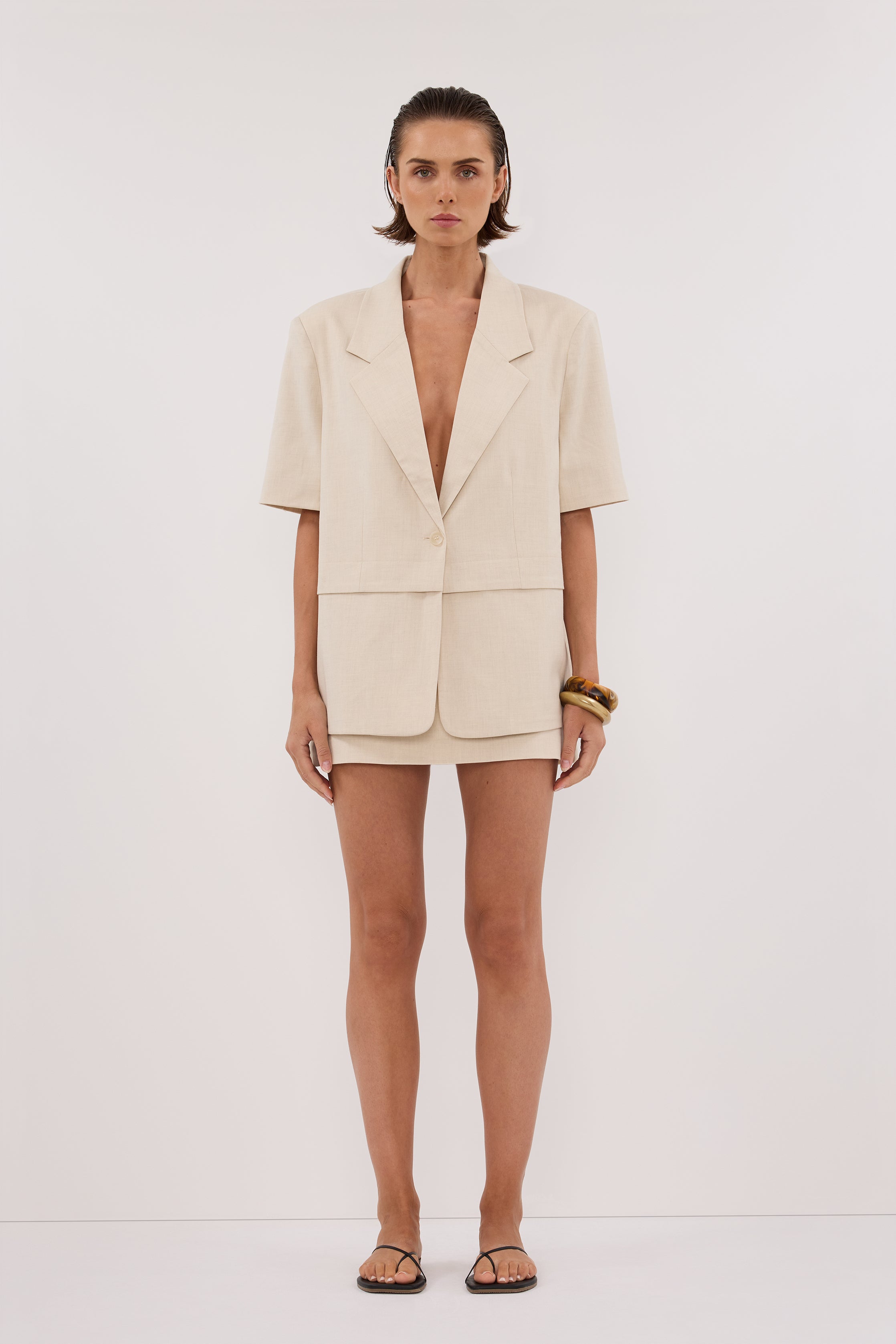 Rita High Rise Skort with Concealed Shorts - A-Line Mini Skirt