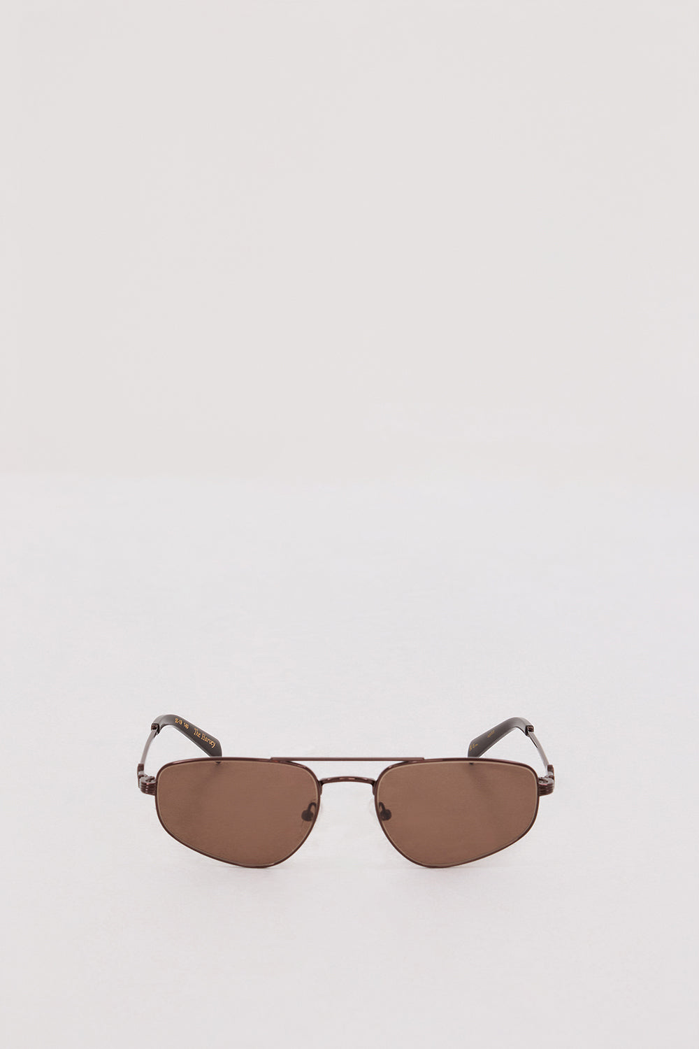 LUV LOU Harvey Bronze Aviator Sunglasses with UV Protection