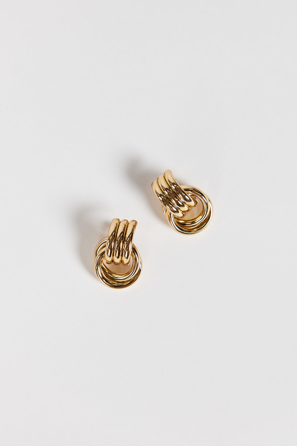 Gold Knot Stud Earrings by Heaven Mayhem – Lightweight & Timeless