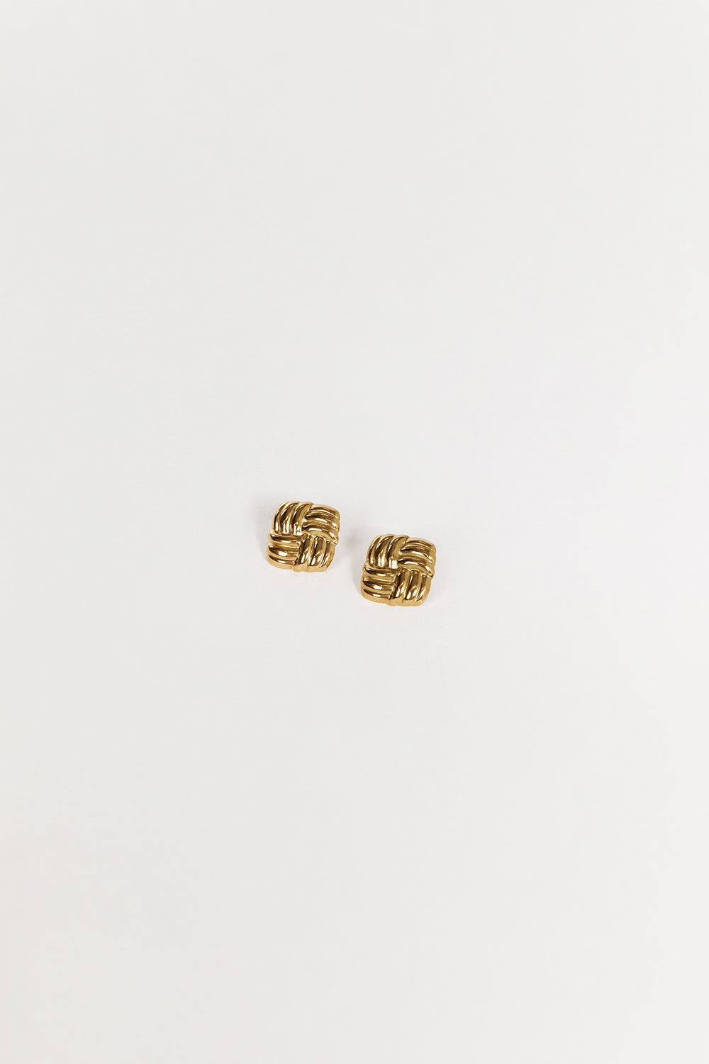 Porter Baby Cushion Gold Tear Drop Earrings 18k Vermeil