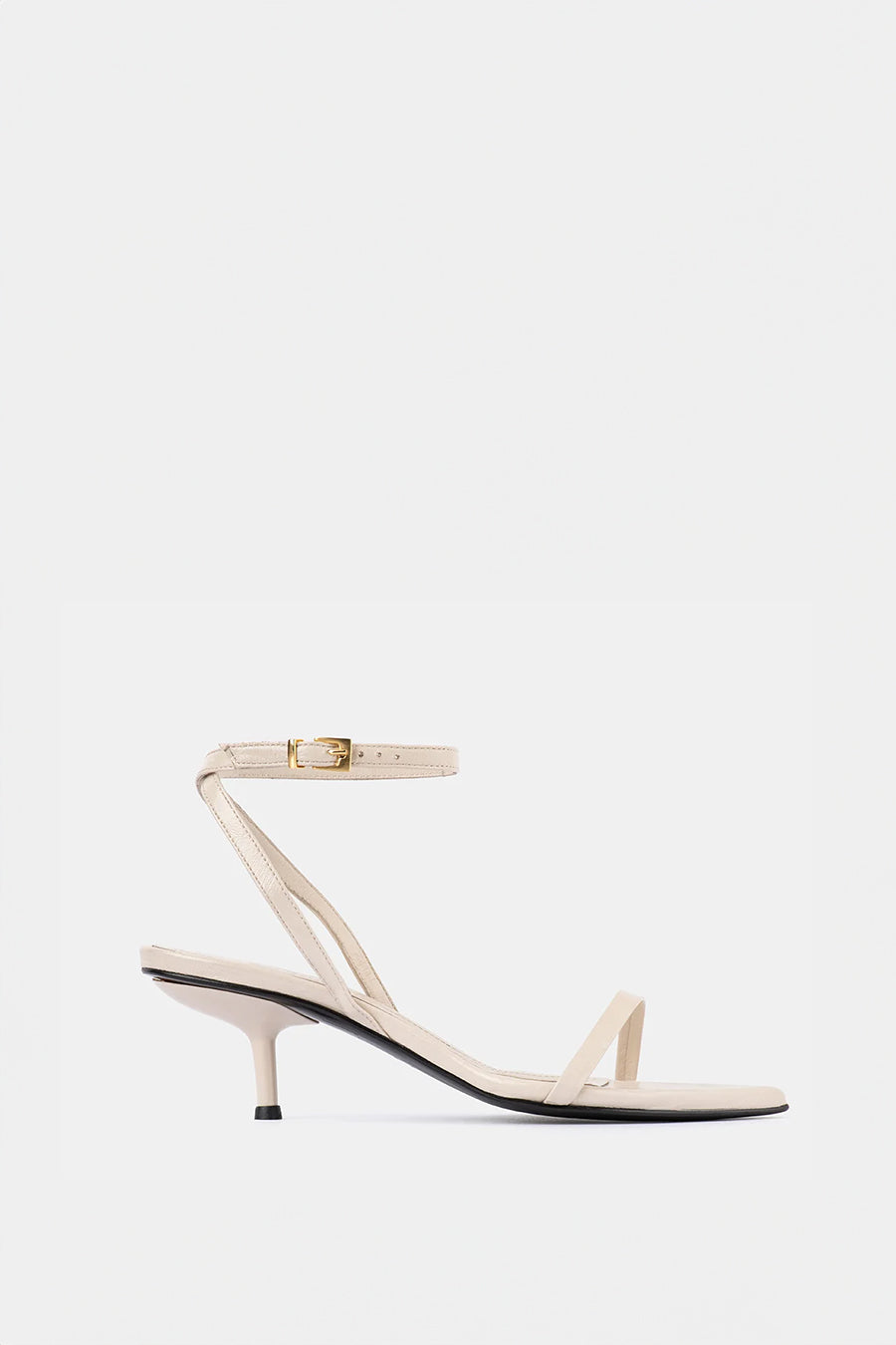 DOF Studios Leona Leather Heeled Sandals - Stiletto Point Toe Made in Italy