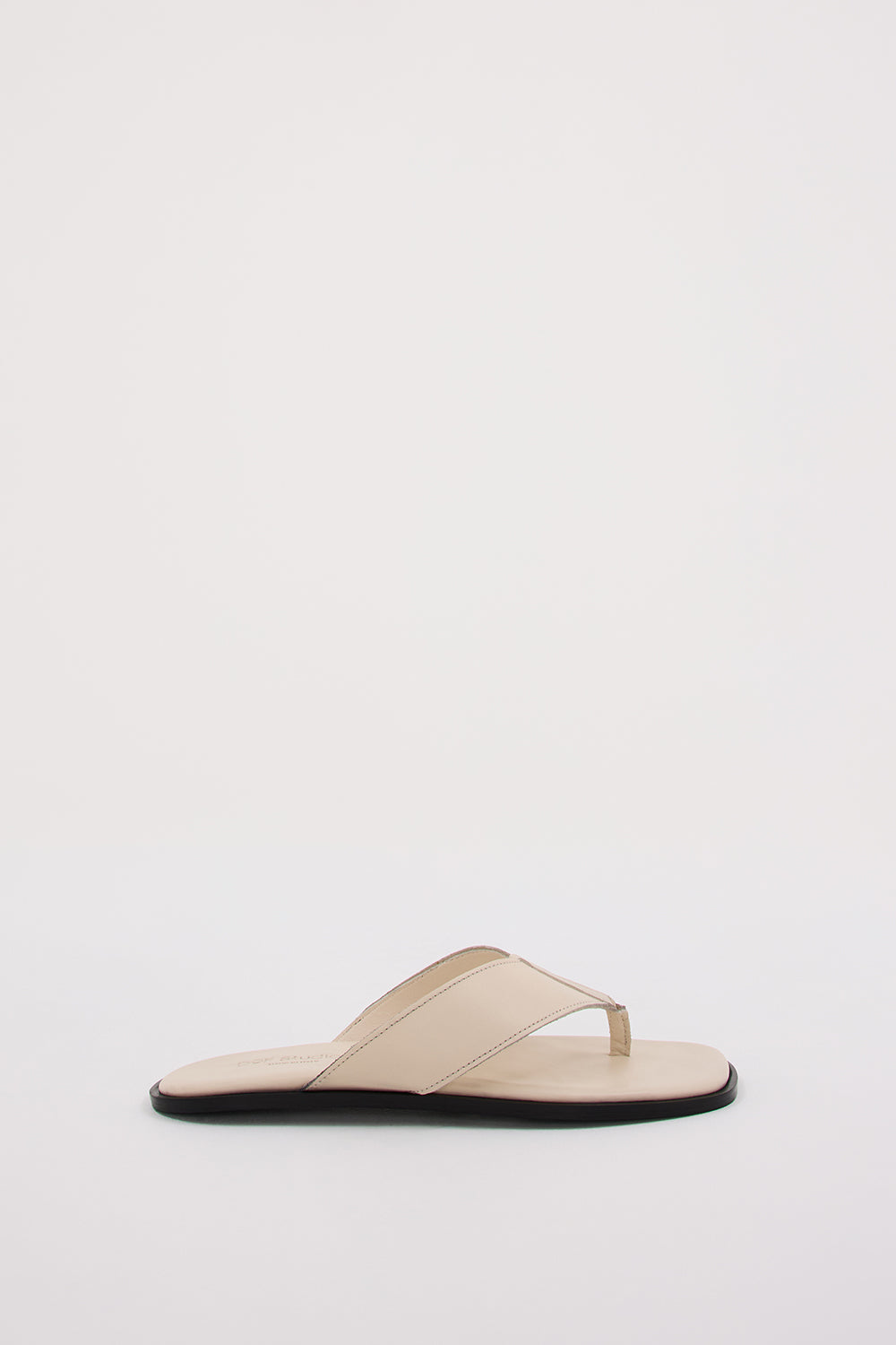 DOF Studios Nadia Leather Thong Sandals with Padded Sole – Made in Italy