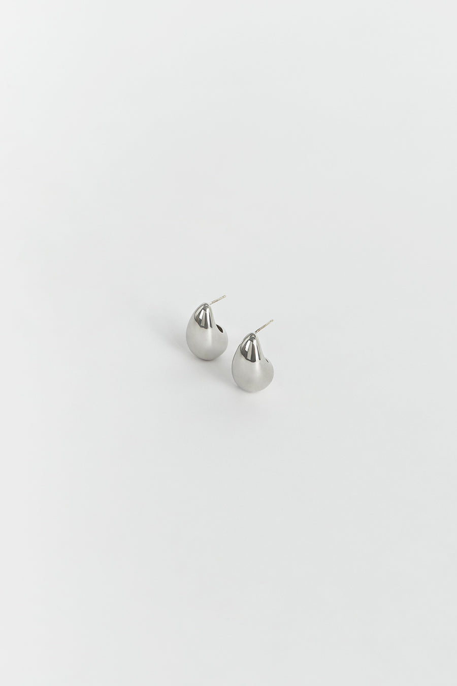Porter Baby Blob Silver Earrings - 18k Gold Vermeil Studs