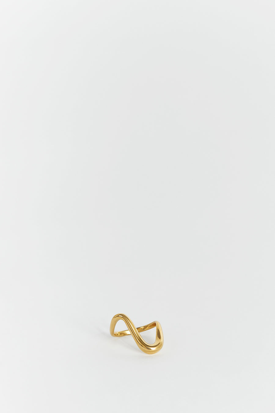 18k Gold Vermeil Porter Bones Abstract Ring
