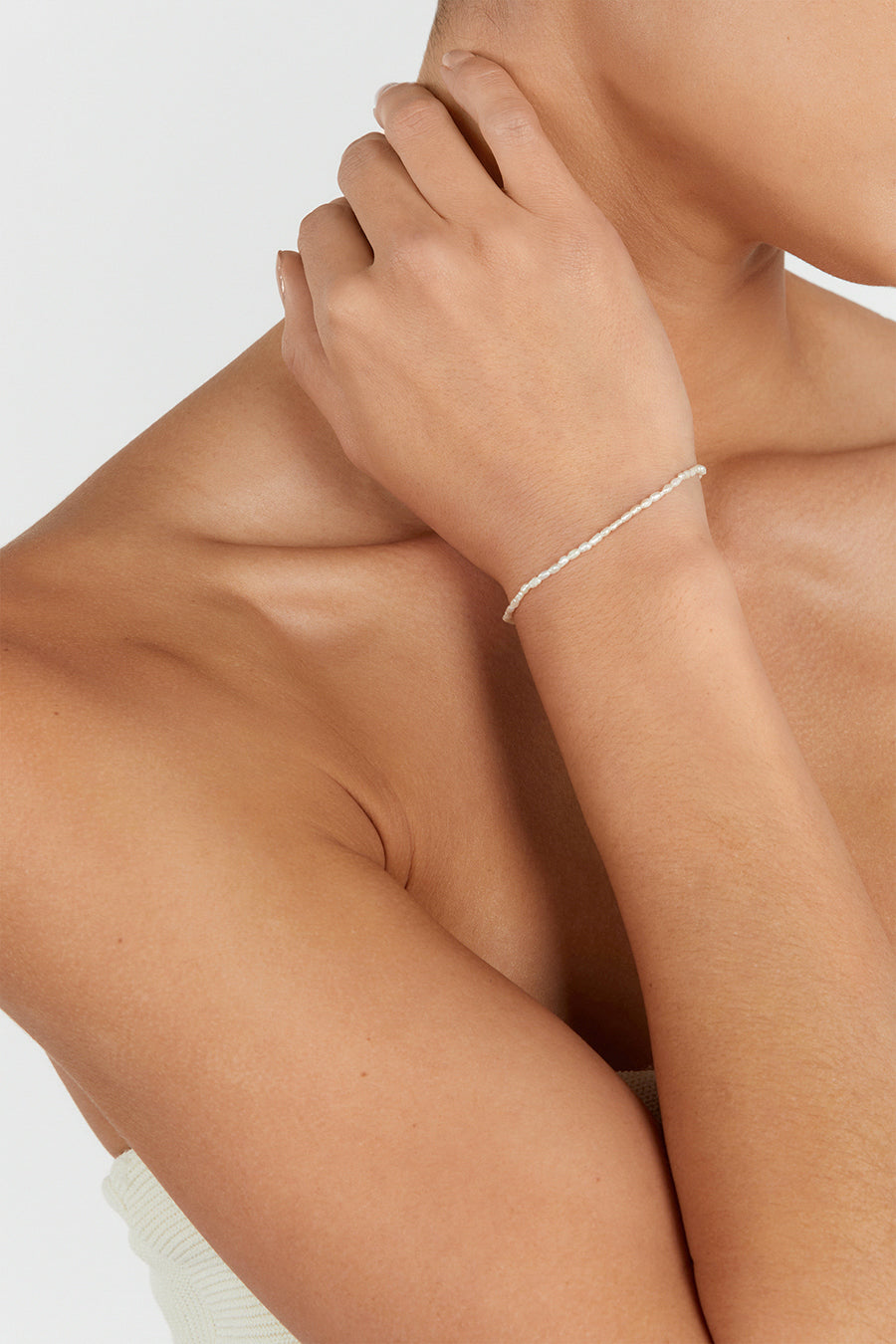 Valentine's Pearl Bracelet - 18k Gold Plated Freshwater Pearls