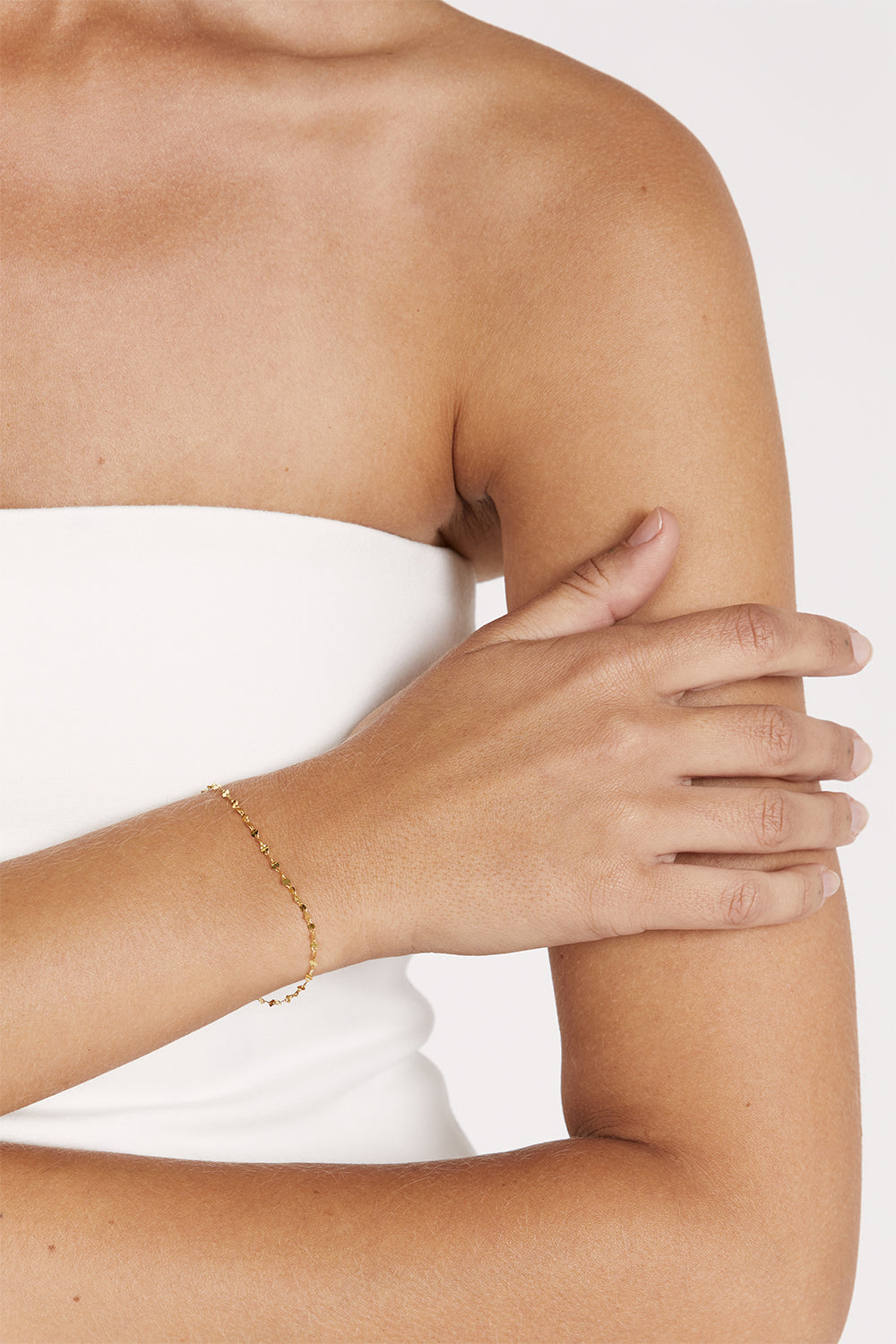 18k Gold Plated Riviera Bracelet for Valentine's Day