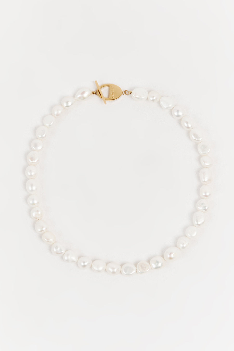 18k Gold Plated Freshwater Pearl Choker Necklace | Cendre Soiree