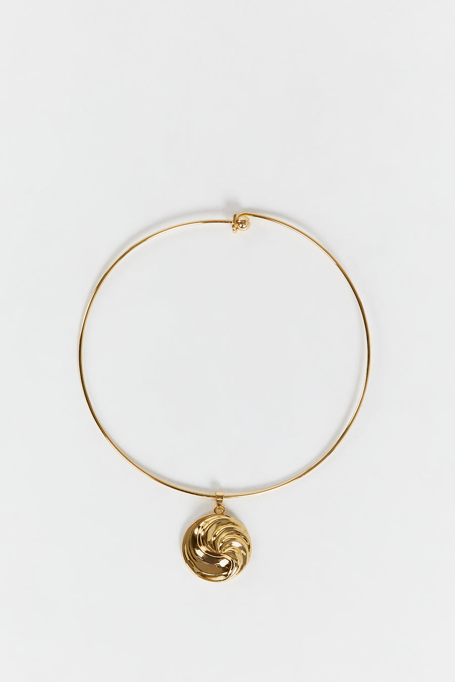 LUV AJ Leila Gold Plated Statement Choker Necklace