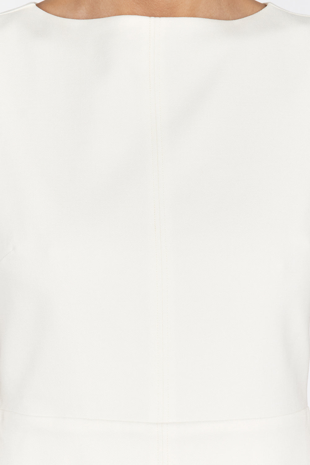 SOHO Cream Sleeveless Playsuit with Concealed Shorts & Zip Back