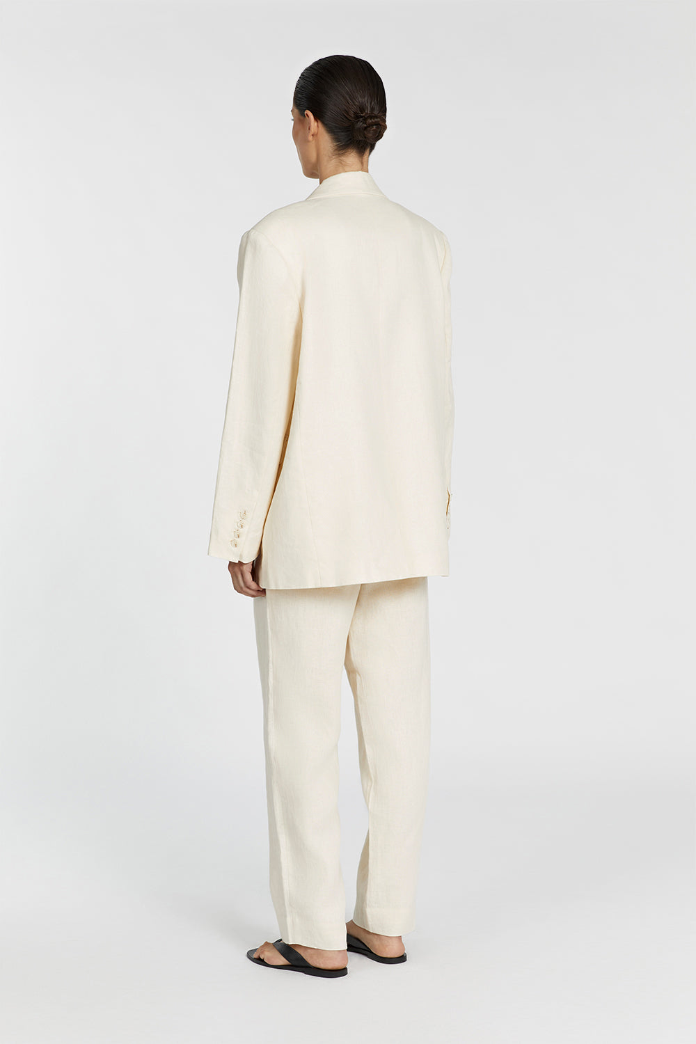 Linen Blazer for Women - Indy Butter Tailored Relaxed Fit