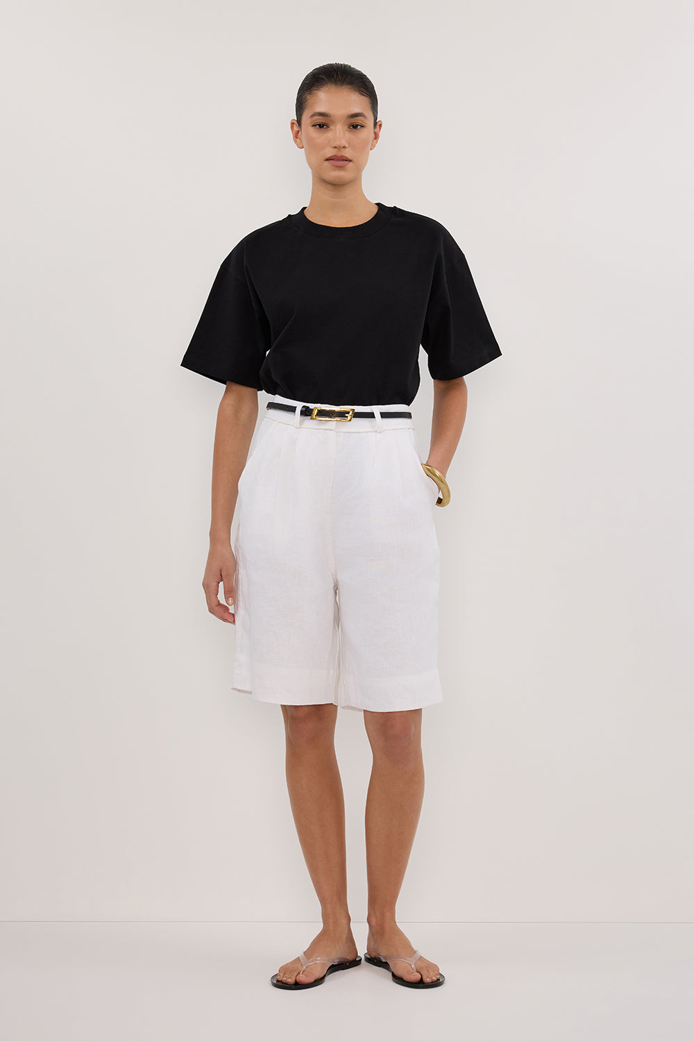 NOAH Black Heavyweight Cotton T-Shirt with Drop Shoulder Fit