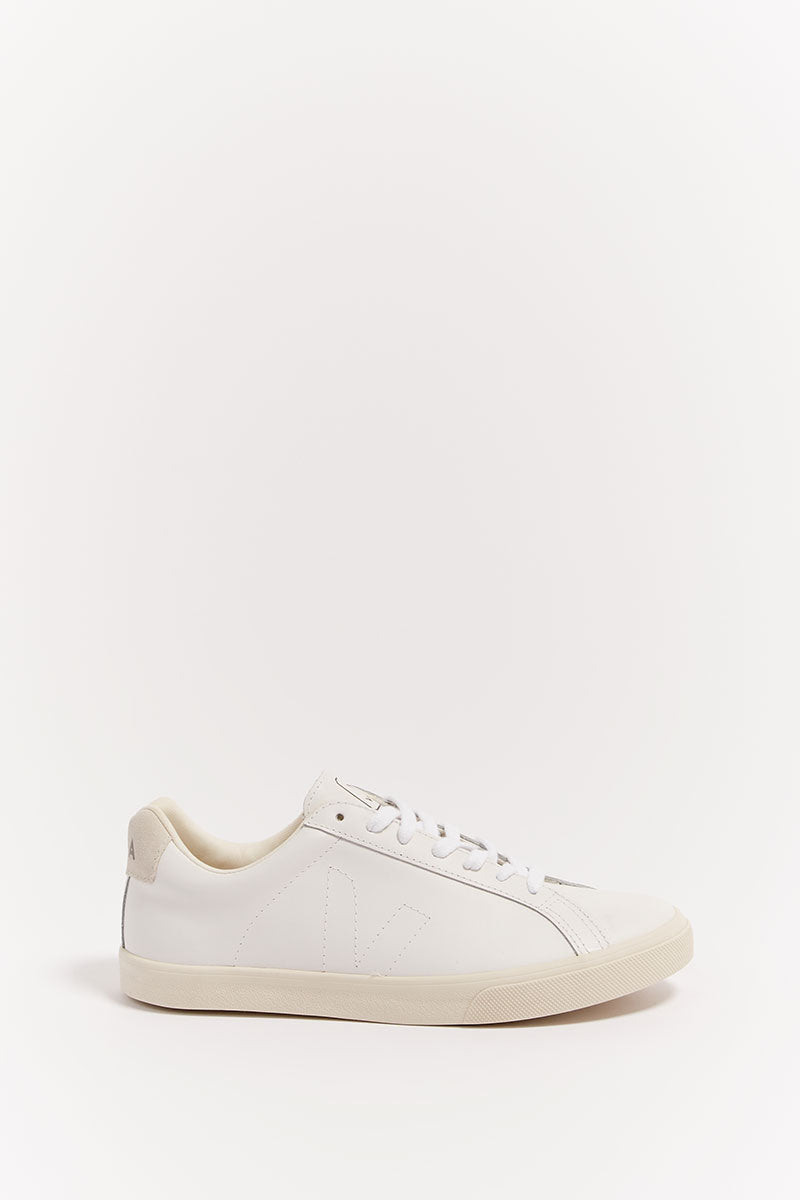 VEJA ESPLAR White Leather Sustainable Sneakers