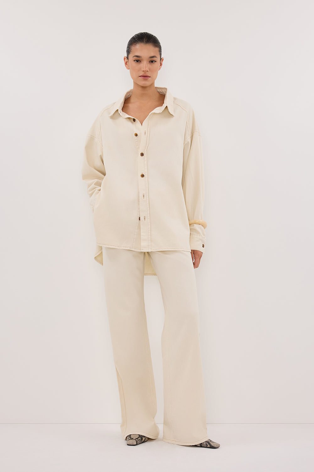 Reagan 2.0 Natural Tall Slouchy Denim Jeans for Women