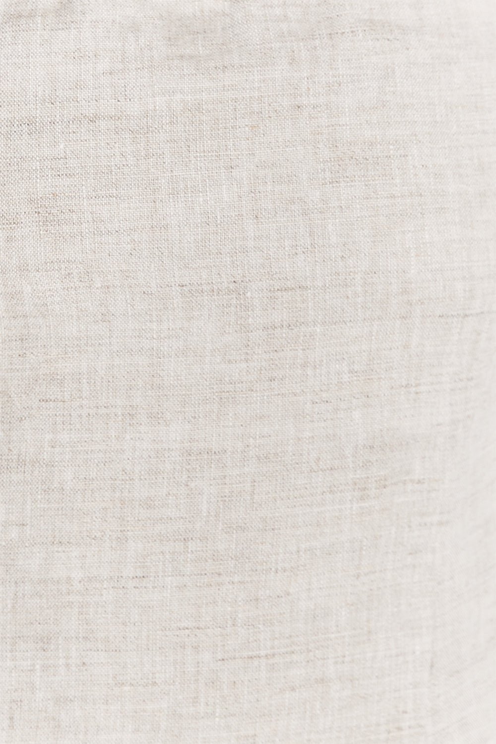 Beige Linen Strapless Top with Tailored Bodice & Elastic Back