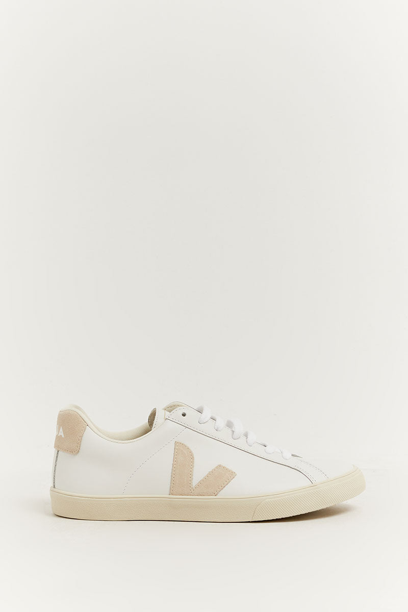 VEJA Esplar Leather Sneakers in White Sable