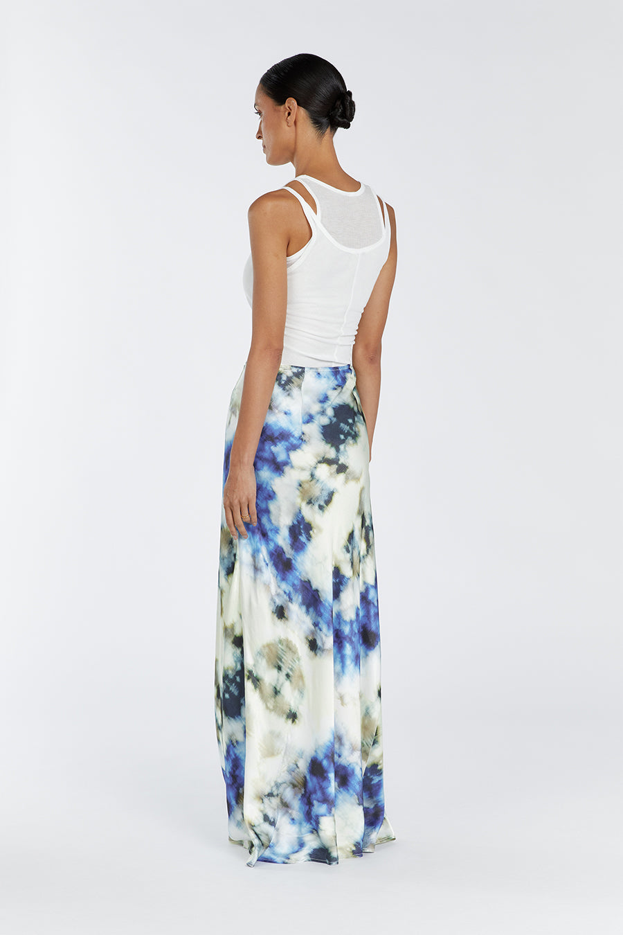 Haven Satin Slip Skirt - Medium Weight, Bias Cut, Maxi Length